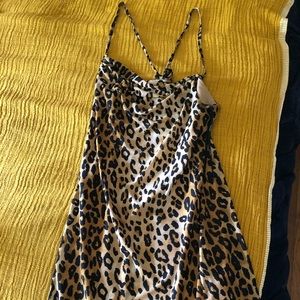 Cheetah print dress